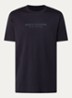 T-shirt met logoprint - Donkerblauw