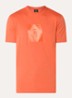 T-shirt met logoprint - Orange