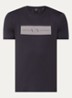 T-shirt met logoprint - Donkerblauw
