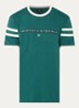 T-shirt met logoprint - Zeegroen