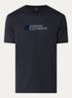 T-shirt met logoprint - Donkerblauw