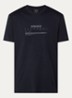 T-shirt met logoprint - Donkerblauw