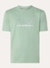 T-shirt met logoprint - Mint