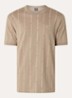 T-shirt met logoprint - Beige