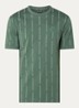 T-shirt met logoprint - Groen