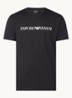 T-shirt met logoprint - Donkerblauw