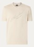 T-shirt met logoprint - Beige