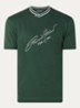 T-shirt met logoprint - Groen