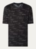 T-shirt met logoprint - Zwart