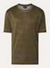 T-shirt met logoprint - Mosgroen
