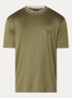 T-shirt met logoprint - Bronsgroen