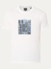 T-shirt met print - Gebroken wit