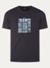 T-shirt met print - Donkerblauw