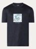 T-shirt met print - Blauw