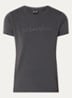 T-shirt met strass - Donkergrijs