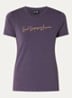 T-shirt met strass - Violet