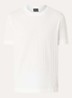 T-shirt met structuur - Ivoor