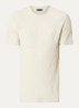 T-shirt met structuur - Beige