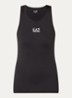 Tanktop met logo - Zwart