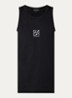 Tanktop met logo - Zwart