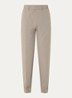 Tapered fit chino met streepprint - Khaki