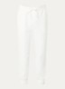 Tapered fit joggingbroek met steekzakken - Gebroken wit