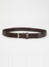 Tongue riem van leer - Bruin