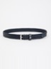 Tongue riem van leer - Donkerblauw