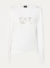 Trainings sweater met logo van strass - Wit