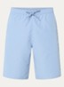 Zwemshort met logo en steekzakken - Blauwgrijs