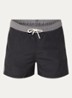 Zwemshorts met logo en steekzakken - Donkergrijs