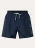 Zwemshorts met logoprint - Donkerblauw