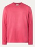 Fadeout longsleeve met logo- en backprint - Bordeauxrood