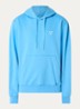 Heart hoodie met logo - Blauwgrijs