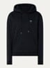 Heart hoodie met logo - Zwart
