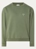 Heart sweater met logo - Legergroen