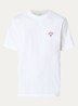 Heart T-shirt met logoborduring - Wit
