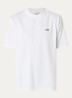 T-shirt met logo- en backprint - Wit