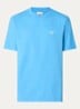 T-shirt met logoborduring - Blauw
