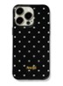 Polkadot telefoonhoes voor IPhone 14 - Zwart