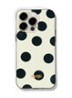 Polkadot telefoonhoes voor IPhone 16 Pro Max - Wit