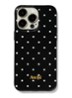 Polkadot telefoonhoes voor IPhone 16 Pro Max - Zwart