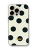 Polkadot telefoonhoes voor IPhone 16 - Wit