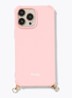 Telefoonhoes voor iPhone 15  - Lichtroze