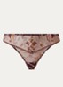 Midnight Opera tanga van mesh met borduring - Aubergine