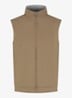 Reversible bodywarmer met opstaande kraag - Caramel-261