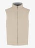 Reversible bodywarmer met opstaande kraag - Light Beige-271 / Beige