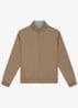 Reversible jack met steekzakken - Caramel-261