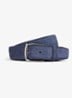 Riem van suède - Navy-410 / Blauw
