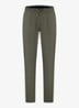 Straight fit pantalon van linnen - Olive-300